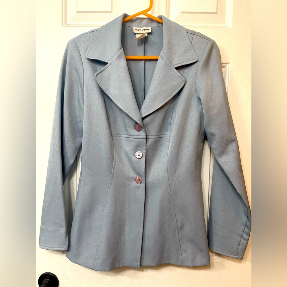 Light blue blazer jacket size M